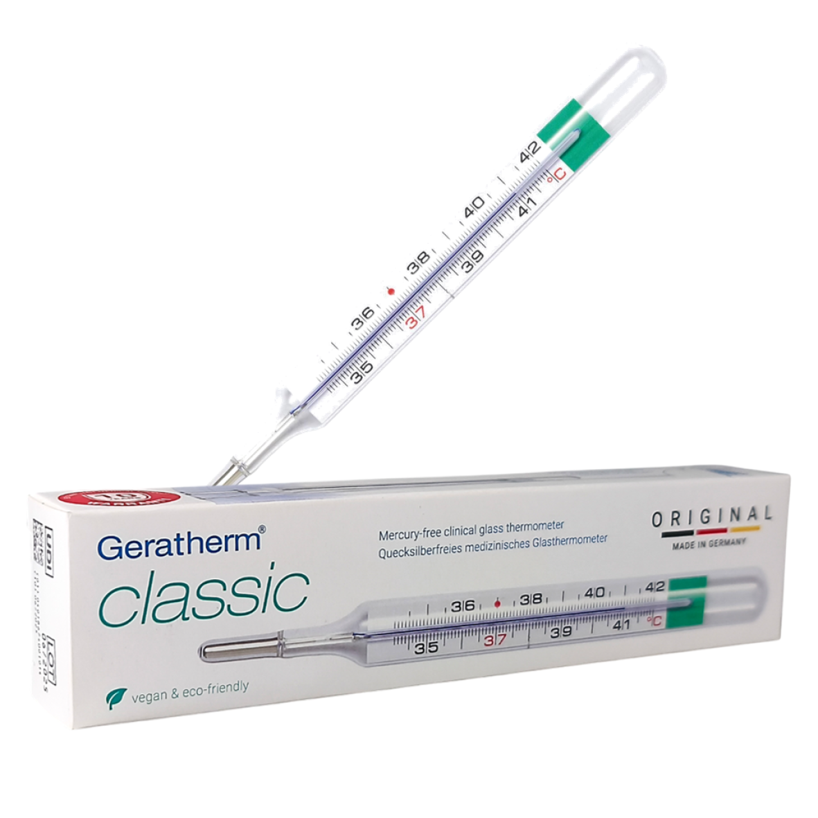 Термометр безртутний скляний Geratherm Classic