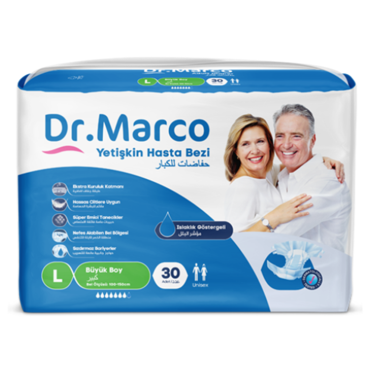 Підгузники для дорослих Dr.Marco, розмір L
