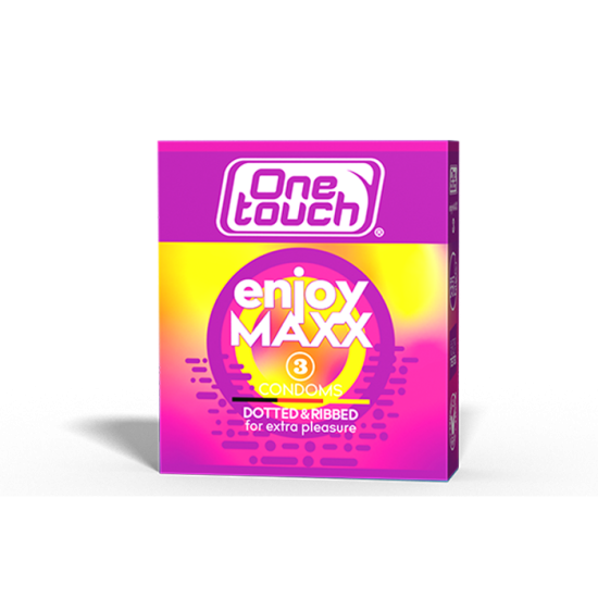 Презервативи One Touch Enjoymaxx з ребристою і крапковою структурою  (3шт)