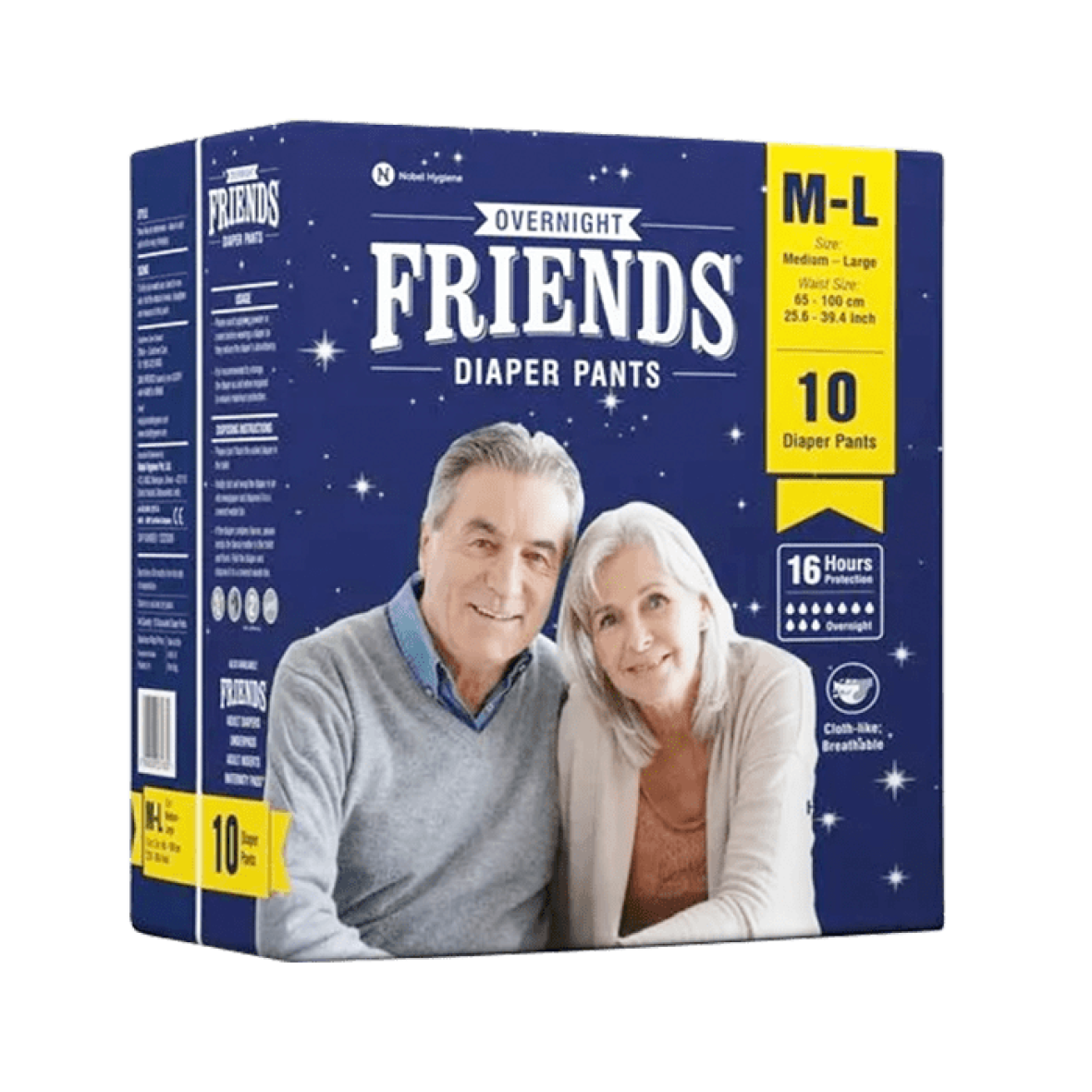 Підгузники-труси Friends Overnight, нічні, розмір M-L, 10 шт.