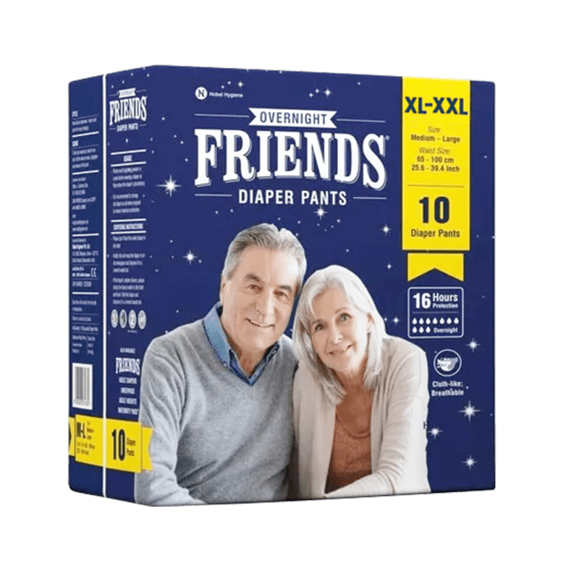 Підгузники-труси Friends Overnight, нічні, розмір XL-XXL, 10 шт.