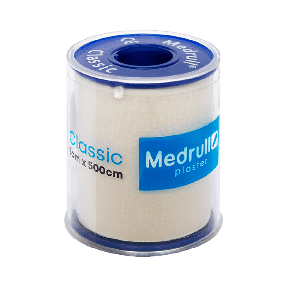 Пластир медичний в рулоні Medrull “Classic”, 5.0х500см, білий.