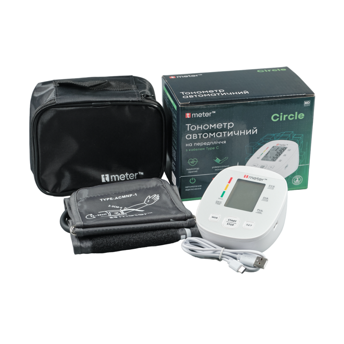 Тонометр автоматичний MeterTM на передпліччя Circle