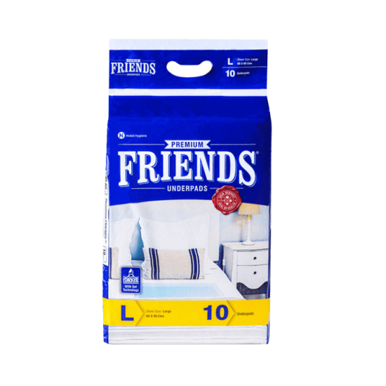 Пелюшки гігієнічні Friends Premium, 60×90см, 10 шт.