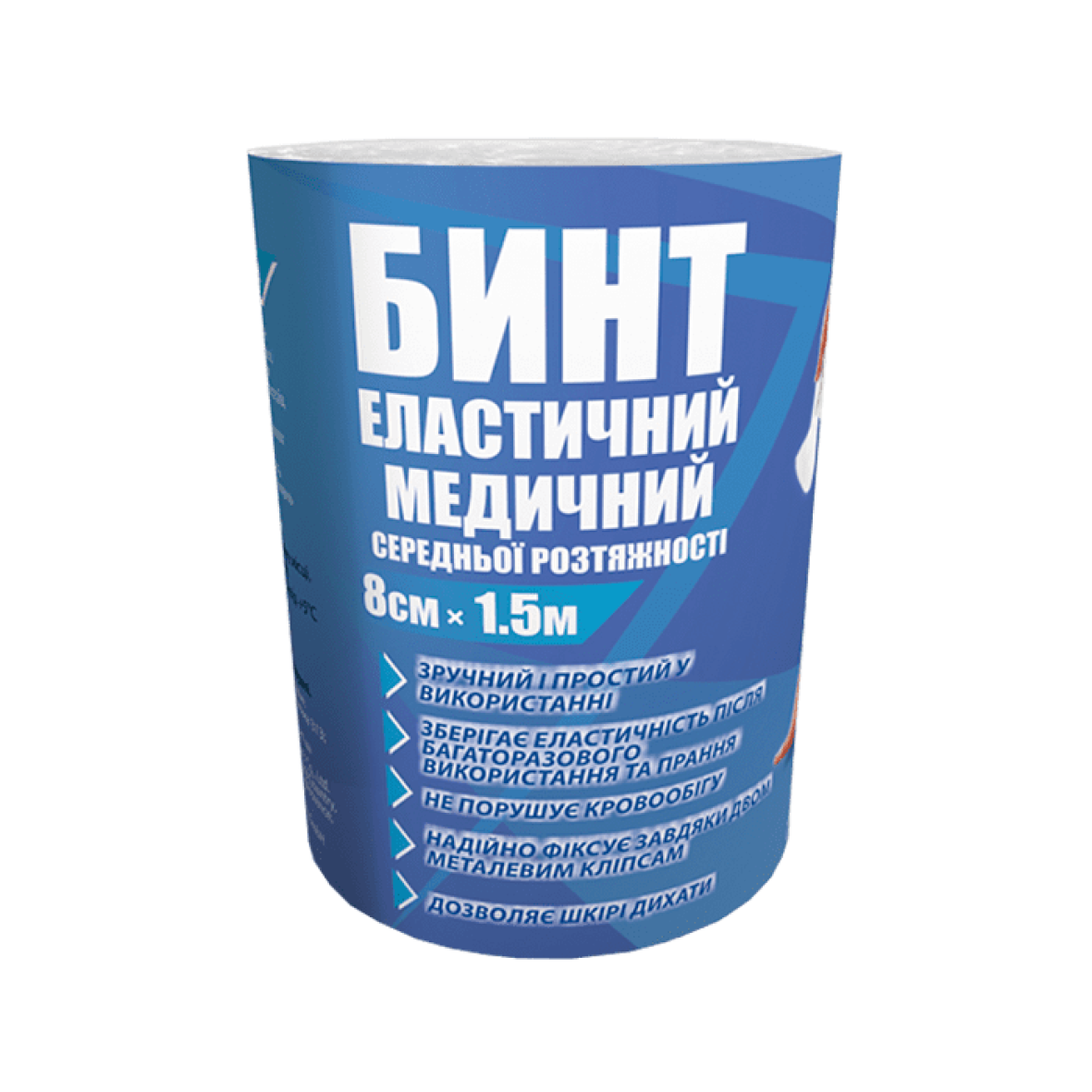 Бинт еластичний Тета 8см×1,5м середньої розтяжності