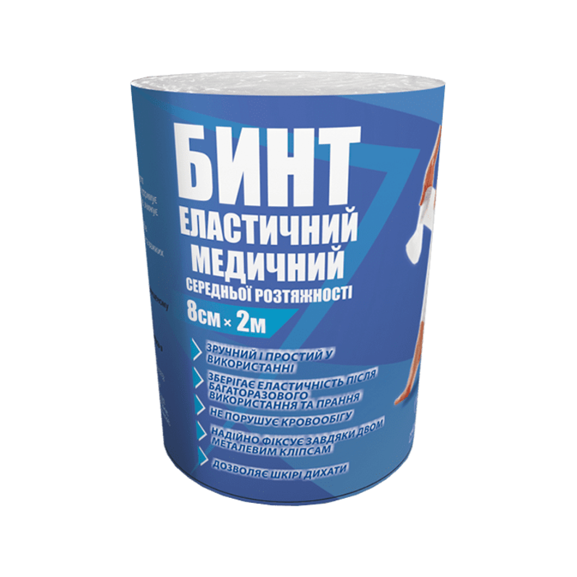Бинт еластичний Тета 8см×2м середньої розтяжності