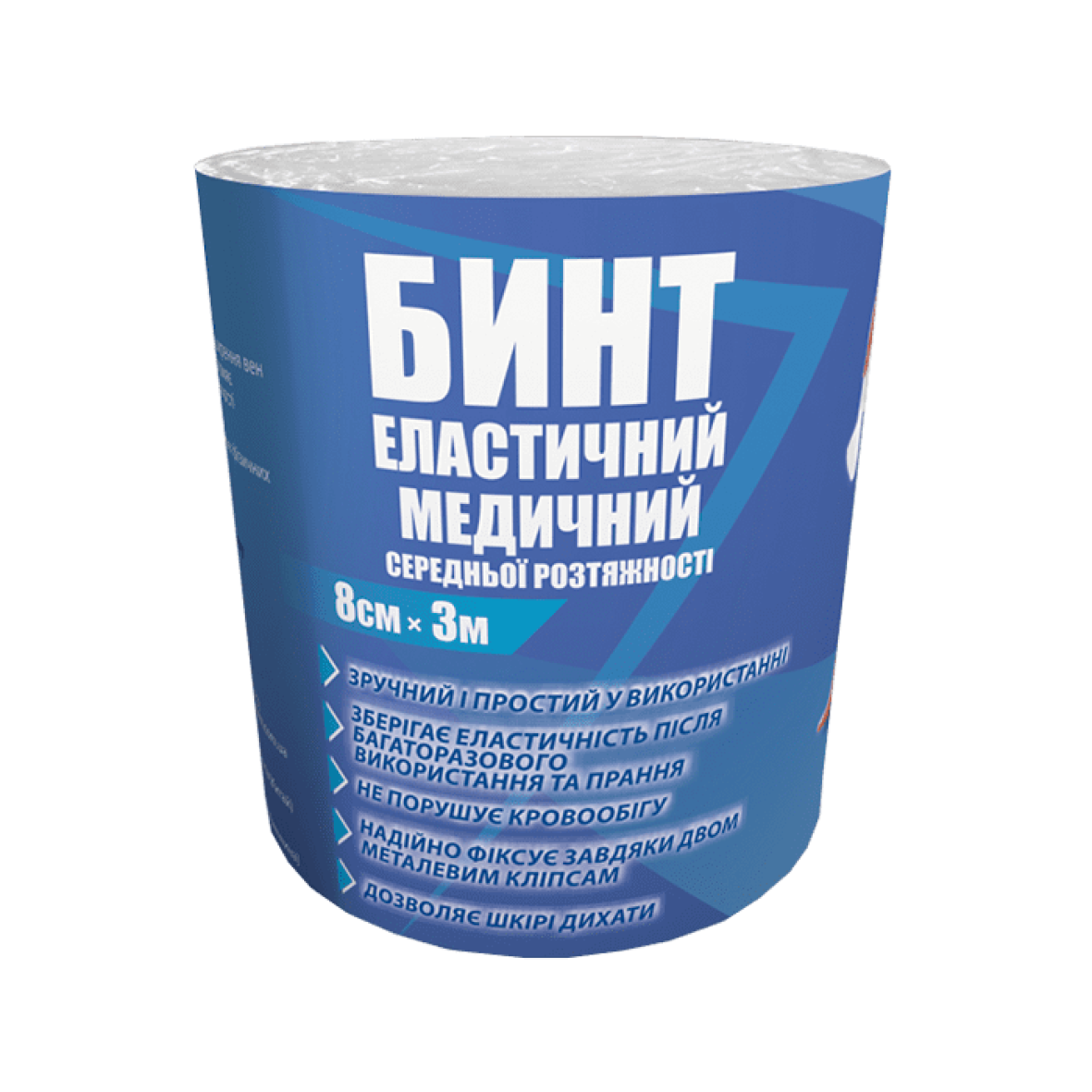 Бинт еластичний Тета 8см×3м середньої розтяжності