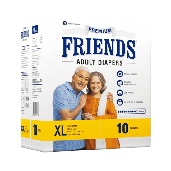 Підгузники для дорослих Friends PREMIUM, денні, розмір XL, 10 шт.